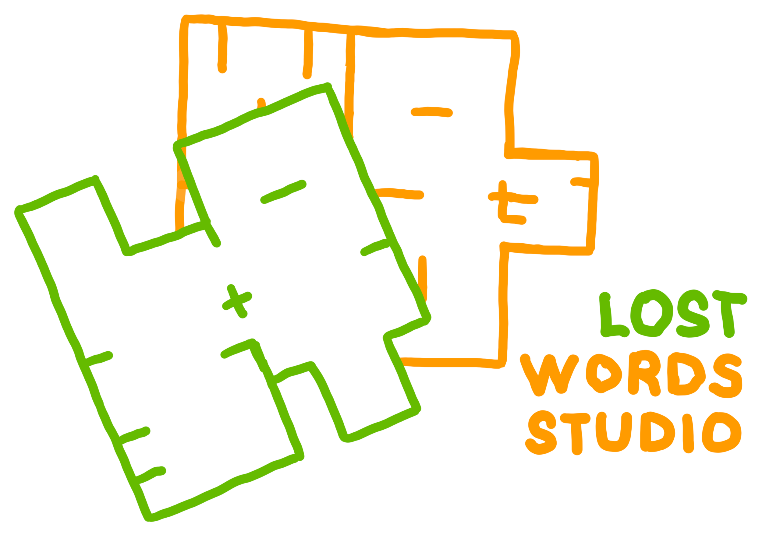 Lost word logo